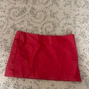 Elegant Red Skirt